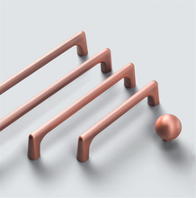 Load image into Gallery viewer, 3.78"-8.8" Brushed Copper Pulls, Knobs & Handles | Cabinet, Drawer, Dresser & Kitchen Hardware