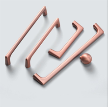 Load image into Gallery viewer, 3.78"-8.8" Brushed Copper Pulls, Knobs & Handles | Cabinet, Drawer, Dresser & Kitchen Hardware