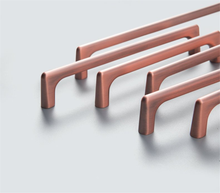 Load image into Gallery viewer, 3.78"-8.8" Brushed Copper Pulls, Knobs & Handles | Cabinet, Drawer, Dresser & Kitchen Hardware