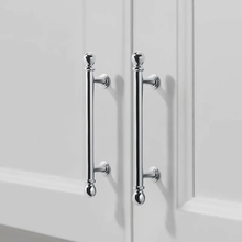 Load image into Gallery viewer, 3.78"-7.55" Unique Chrome Knobs, Pulls & Handles | Artistic Cabinet, Drawer, Dresser, Kitchen & Cupboard Hardware