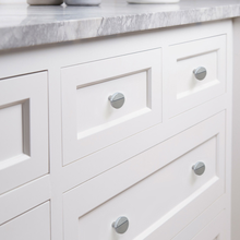 Load image into Gallery viewer, Round Black, White & Gold Knobs, Pulls & Handles | Drawer, Dresser, Kitchen, Cabinet, Door & Cupboard Decor Hardwar