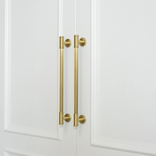 Load image into Gallery viewer, 3.78", 5", 8.8" Unique Solid Brass Knobs & Pulls | Cabinet, Drawer, Dresser, Cupboard & Kitchen Handles, Hardware