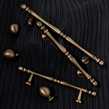 Load image into Gallery viewer, 3.78"-5" Aged Brass & Antique Bronze Knobs, Pulls & Handles | Cabinet, Kitchen, Drawer, Dresser & Cupboard Hardware