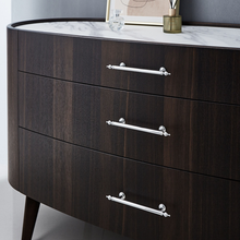 Load image into Gallery viewer, 3.78"-10" Brushed Brass Pulls, Knobs & Handles | Drawer, Dresser, Kitchen & Cabinet Door Hardware