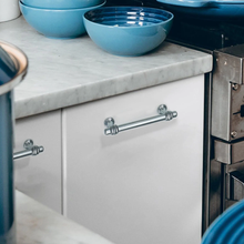 Load image into Gallery viewer, 3.78"-6.3" Polished Chrome Modern Knobs, Pulls & Handles | Cabinet, Kitchen, Drawer, Dresser, Closet & Wardrobe Hardware