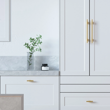Load image into Gallery viewer, 3.78", 5", 6.3", 8.8", 12.6" Solid Brass & Chrome Kitchen Pulls | Drawer & Cabinet Knobs, Closet & Wardrobe Handles