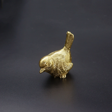 Load image into Gallery viewer, Solid Brass Bird Knobs, Pulls & Handles (Ring Drop Design) | Drawer, Dresser, Kitchen, Cabinet & Door Decor Furniture Hardware