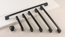 Load image into Gallery viewer, 3.78"-12.5" (96-320mm) Black Knobs, Pulls & Handles | Dresser, Drawer, Kitchen Cabinet Hardware