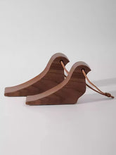 Load image into Gallery viewer, Black Walnut , Beech Wood Door Stopper, Wind Resistant Safety Door Holder Door Jam