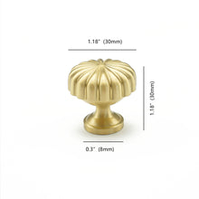 Load image into Gallery viewer, Brass knobs Cabinet Handles | Wardrobe, Dresser & Drawer Pulls, Cupboard Knobs