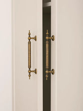 Load image into Gallery viewer, French Mid-Century Wabi-Sabi Antique Brass Long Pulls, Brushed Cabinet & Wardrobe Door Handles