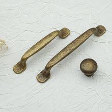 Load image into Gallery viewer, 3.75"-5" Antique Bronze & Silver Pulls, Knobs & Handles | Kitchen, Cabinet, Drawer, Dresser & Door Hardware