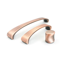 Load image into Gallery viewer, 3.75"-6.3" Unique Champagne Gold & Brushed Copper Pulls, Knobs & Handles | Cabinet, Dresser, Drawer & Kitchen Door Hardware