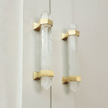 Load image into Gallery viewer, Luxury Crystal Modern T Bar Cabinet Handles | Adjustable Drawer Pulls for Wardrobe & Cabinet Door Knobs