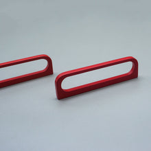 Load image into Gallery viewer, 3.78"-12.6" Red Hollow Knobs, Pulls & Handles | Drawer, Kitchen, Dresser & Cabinet Door Hardware