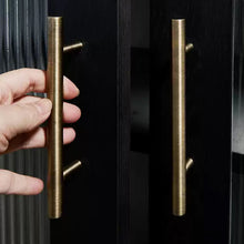 Load image into Gallery viewer, 2.5"-12.6" Antique Bronze & Brushed Brass Pulls, Knobs & Handles | Drawer, Cabinet, Dresser & Wardrobe Hardware