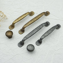 Load image into Gallery viewer, 3.75"-5" Antique Bronze & Silver Pulls, Knobs & Handles | Kitchen, Cabinet, Drawer, Dresser & Door Hardware