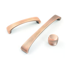 Load image into Gallery viewer, 3.75"-6.3" Unique Champagne Gold & Brushed Copper Pulls, Knobs & Handles | Cabinet, Dresser, Drawer & Kitchen Door Hardware