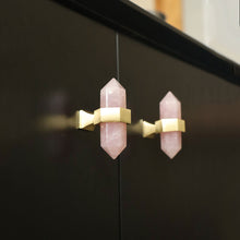 Load image into Gallery viewer, Luxury Crystal Modern T Bar Cabinet Handles | Adjustable Drawer Pulls for Wardrobe & Cabinet Door Knobs