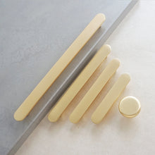Load image into Gallery viewer, 2.5", 3.75", 5" & 7.55" Brushed Brass, Black & Nickel Drawer Pulls | Kitchen Cabinet Knobs & Closet Wardrobe Handles | Kitchen Hardware