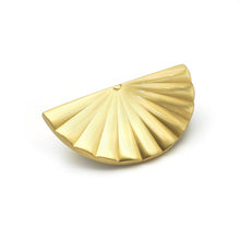 Load image into Gallery viewer, Solid Brass Round Sun Knobs & Pulls | Gold Chrome | Cabinet, Drawer, Dresser & Kitchen Hardware