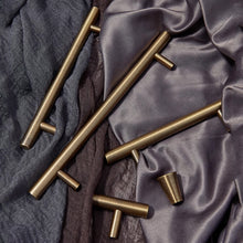 Load image into Gallery viewer, 2.5"-12.6" Antique Bronze & Brushed Brass Pulls, Knobs & Handles | Drawer, Cabinet, Dresser & Wardrobe Hardware