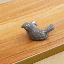 Load image into Gallery viewer, Colorful Cartoon Bird Ceramic Drawer Knobs | Modern Cabinet Knobs for Kids Room
