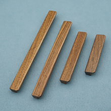 Load image into Gallery viewer, Minimalist Natural Oak & Walnut Wood Round Knobs & Pulls | Cabinet, Dresser, Kitchen, Closet & Drawer Hardware