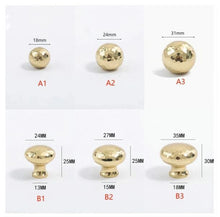 Load image into Gallery viewer, High-Quality Mini Hammered Solid Brass Pulls & Knobs | Cabinet, Kitchen, Drawer & Dresser Hardware