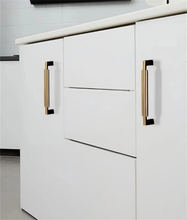 Load image into Gallery viewer, Brass & Pure Copper Modern Nordic Cabinet Handles | Simple Wardrobe Door & Drawer Pulls, Kitchen Cabinet Pulls
