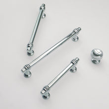 Load image into Gallery viewer, 3.78", 5" & 6.3" Polished Chrome Modern Kitchen Pulls | Solid Cabinet Handles, Drawer Knobs & Dresser Handles | Kitchen Hardware