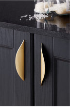 Load image into Gallery viewer, 1.25", 2.5", 3.75" (32mm, 64mm, 96mm) Gold Modern Drawer Pulls | Dresser, Kitchen Cabinet & Cupboard Handles | Door Pulls