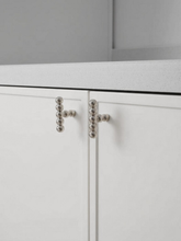 Load image into Gallery viewer, Modern Beaded Polished Chrome Cabinet Pulls | Premium Drawer Handles for Kitchen Island, Home Decor & Cabinetry