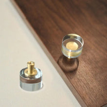 Load image into Gallery viewer, Clear Crystal Cabinet Knobs - Glass Drawer Pulls with Screws