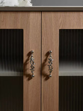 Load image into Gallery viewer, Mid-Century Titanium Silver Brass Vine Drawer Pulls, Creative Handles for Kids Room, Kitchen, Shoe Cabinets and Wardrobes