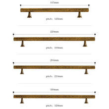 Load image into Gallery viewer, 3.78"-12.6" Hammered Antique Bronze & Brass Pulls & Handles | Kitchen & Drawer Hardware