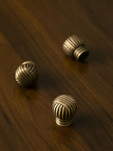 Load image into Gallery viewer, Vintage Hand‑Crafted Brass Cabinet Knob, Antique Bronze Round Single‑Hole Pull for Drawer & Cupboard