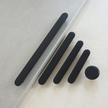 Load image into Gallery viewer, 2.5", 3.75", 5" & 7.55" Brushed Brass, Black & Nickel Drawer Pulls | Kitchen Cabinet Knobs & Closet Wardrobe Handles | Kitchen Hardware