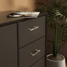 Load image into Gallery viewer, Customizable Acrylic Gold Clear Pulls, Knobs & Handles | Drawer, Dresser, Cabinet & Bathroom Hardware
