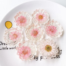 Load image into Gallery viewer, Dried Flower Resin Daisy Cabinet Knobs | Yellow White Pink Decorative Knobs