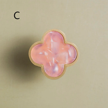 Load image into Gallery viewer, Nordic Simple Brass & Resin Cabinet Knobs | Shell Design Drawer & Door Knobs