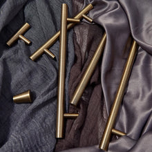 Load image into Gallery viewer, 2.5"-12.6" Antique Bronze & Brushed Brass Pulls, Knobs & Handles | Drawer, Cabinet, Dresser & Wardrobe Hardware