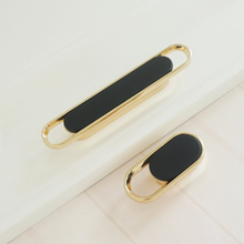 Load image into Gallery viewer, 0.63"(16mm), 2.5"(64mm) Gold, Black & White Knobs, Pulls & Handles | Drawer, Kitchen Cabinet, Dresser, Cupboard & Furniture Hardware