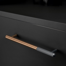 Load image into Gallery viewer, Gray, Black & Antique Coffee Kitchen Handles | Drawer & Cabinet Pulls, Dresser & Closet Wardrobe Knobs