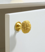 Load image into Gallery viewer, Modern Light Luxury Solid Brass Cabinet Knobs | Gold Drawer & Wardrobe Small Knobs