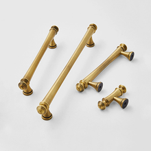 Load image into Gallery viewer, 3.78"-7.55" Antique Bronze & Brushed Brass Concise Style Pulls & Knobs | Kitchen, Drawer, Cabinet, Wardrobe & Home Furniture Hardware