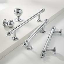 Load image into Gallery viewer, 3.78"-10" Brushed Brass Pulls, Knobs & Handles | Drawer, Dresser, Kitchen & Cabinet Door Hardware