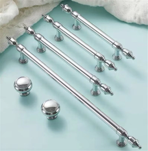 Load image into Gallery viewer, 3.78"-8.8" Polished Chrome Knobs, Pulls & Handles | Drawer, Dresser, Kitchen, Cabinet & Door Hardware