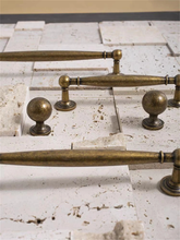 Load image into Gallery viewer, Vintage Look Solid Brass & Antique Bronze Knobs, Pulls & Handles | Cabinet, Kitchen, Drawer & Dresser Hardware
