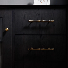 Load image into Gallery viewer, 3.78"-5" Aged Brass & Antique Bronze Knobs, Pulls & Handles | Cabinet, Kitchen, Drawer, Dresser & Cupboard Hardware